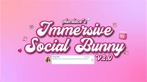 sims 4 social bunny|Immersive Social Bunny v2.1